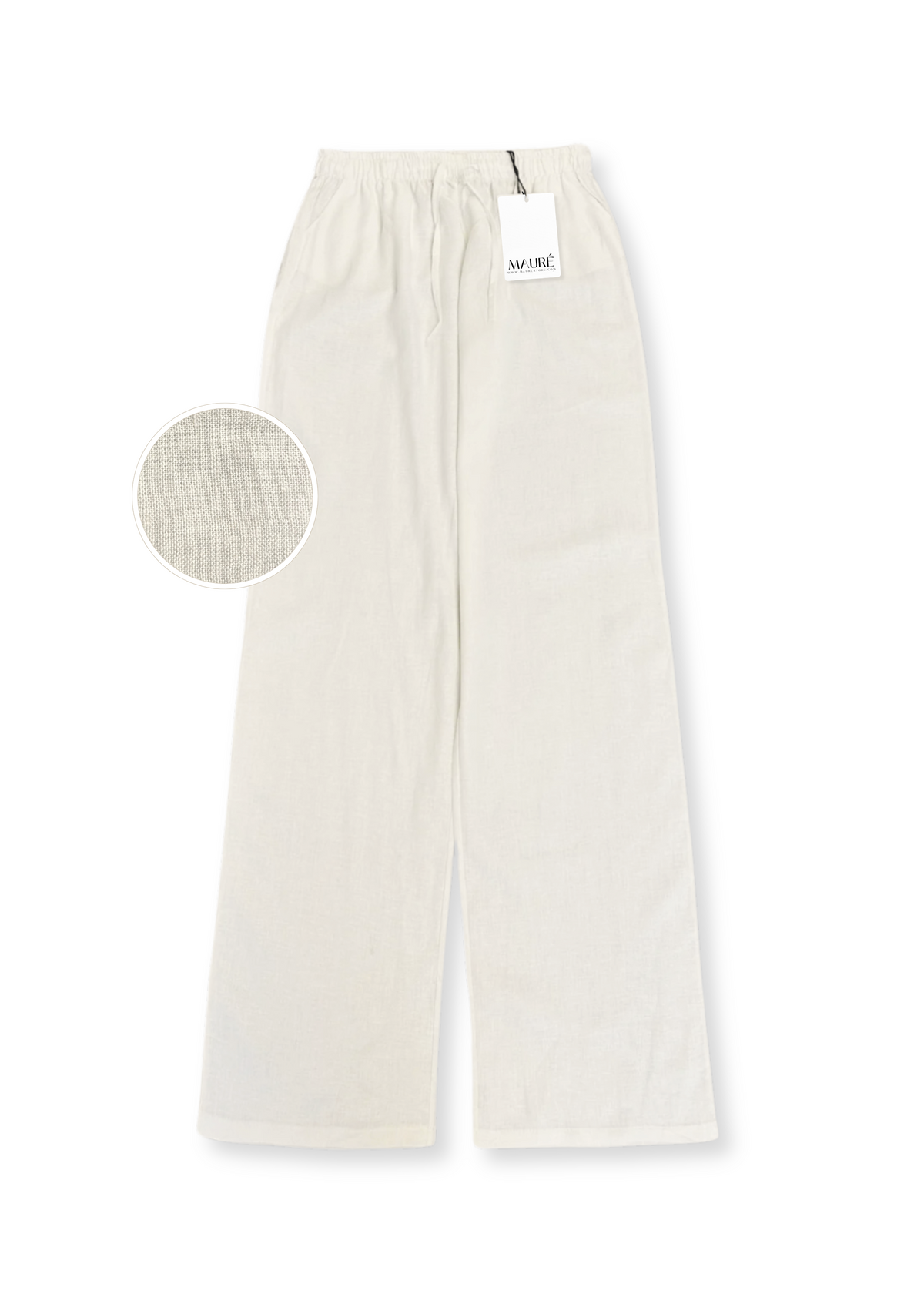 Linnen pants (tall) crème