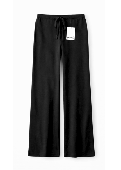 Soft knitted pants black (tall)