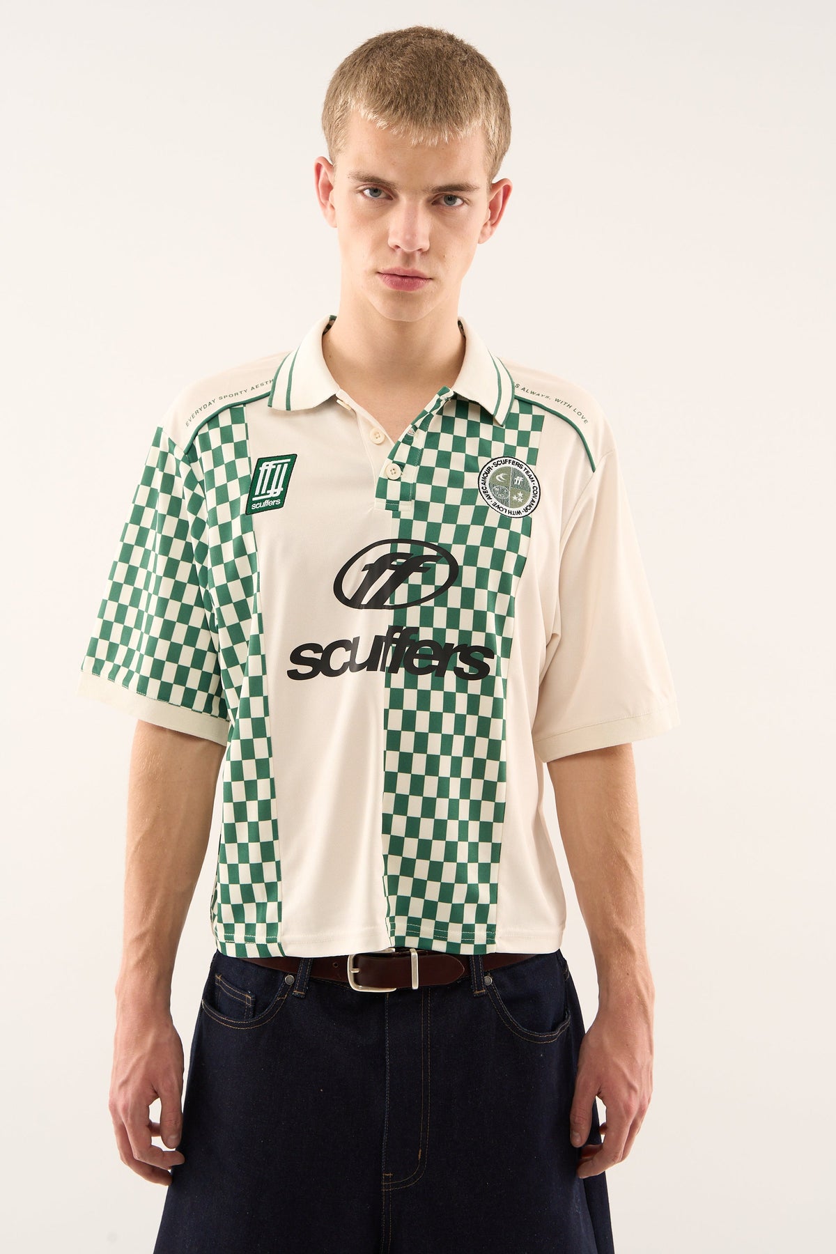 Lauda Green &amp; Ecru T-shirt