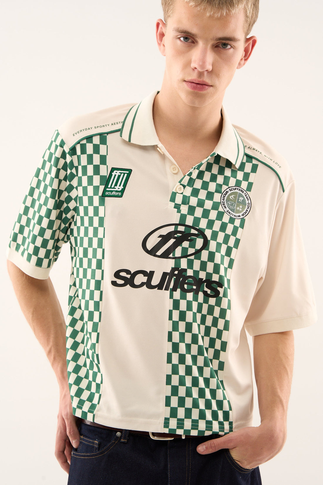 Lauda Green &amp; Ecru T-shirt