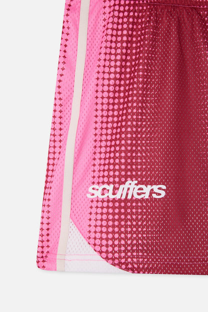 Frequency Red &amp; Pink Shorts