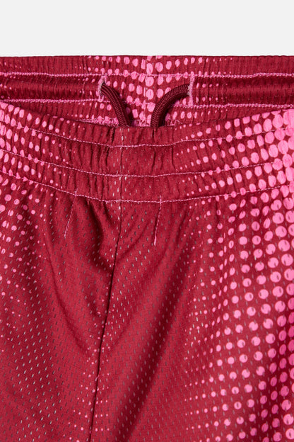 Frequency Red &amp; Pink Shorts
