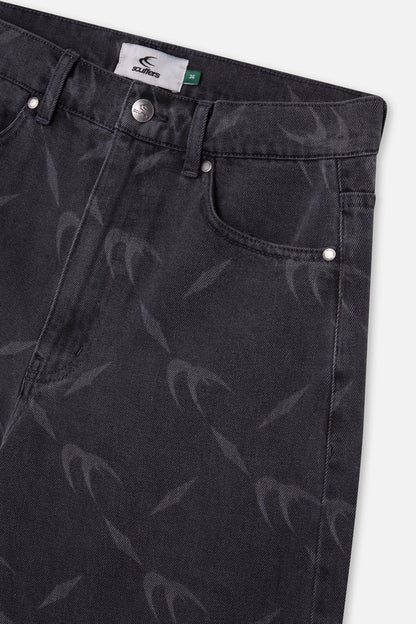 Silver Dark Jorts