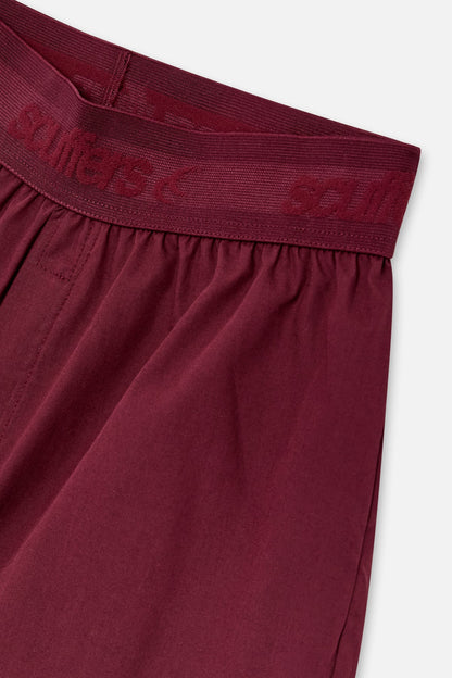 Burgundy &amp; Ecru Boxer Pack