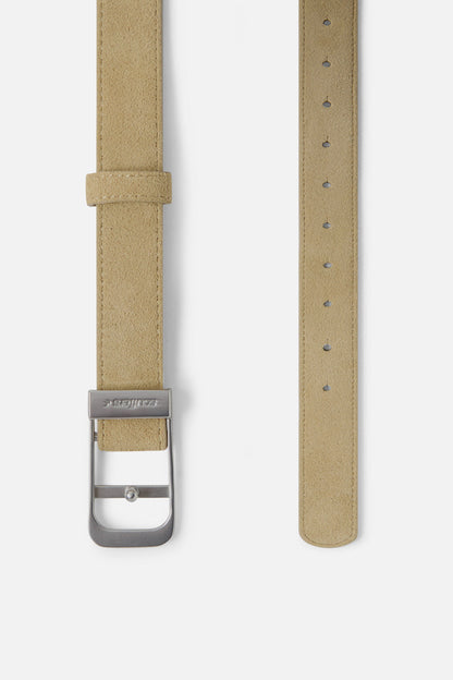 Suede Ecru Belt