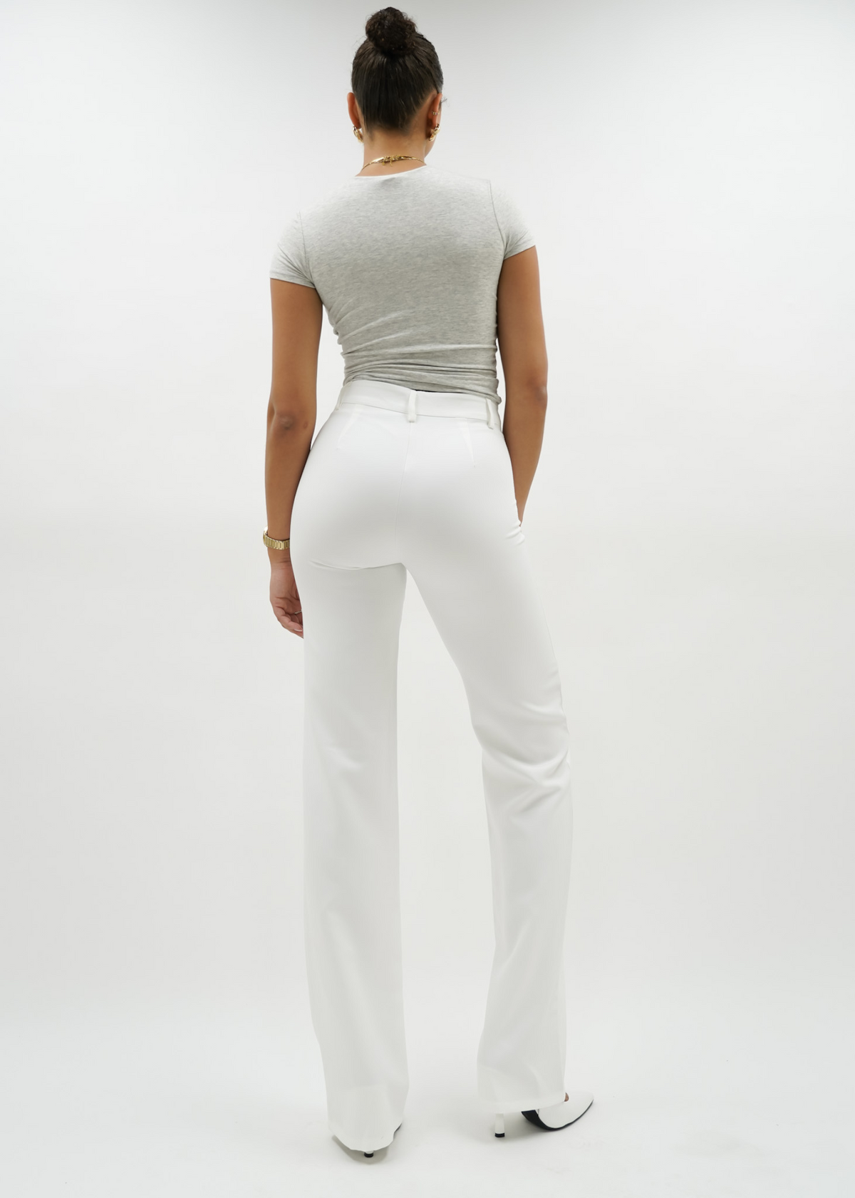 Straight leg pants classic white (tall)