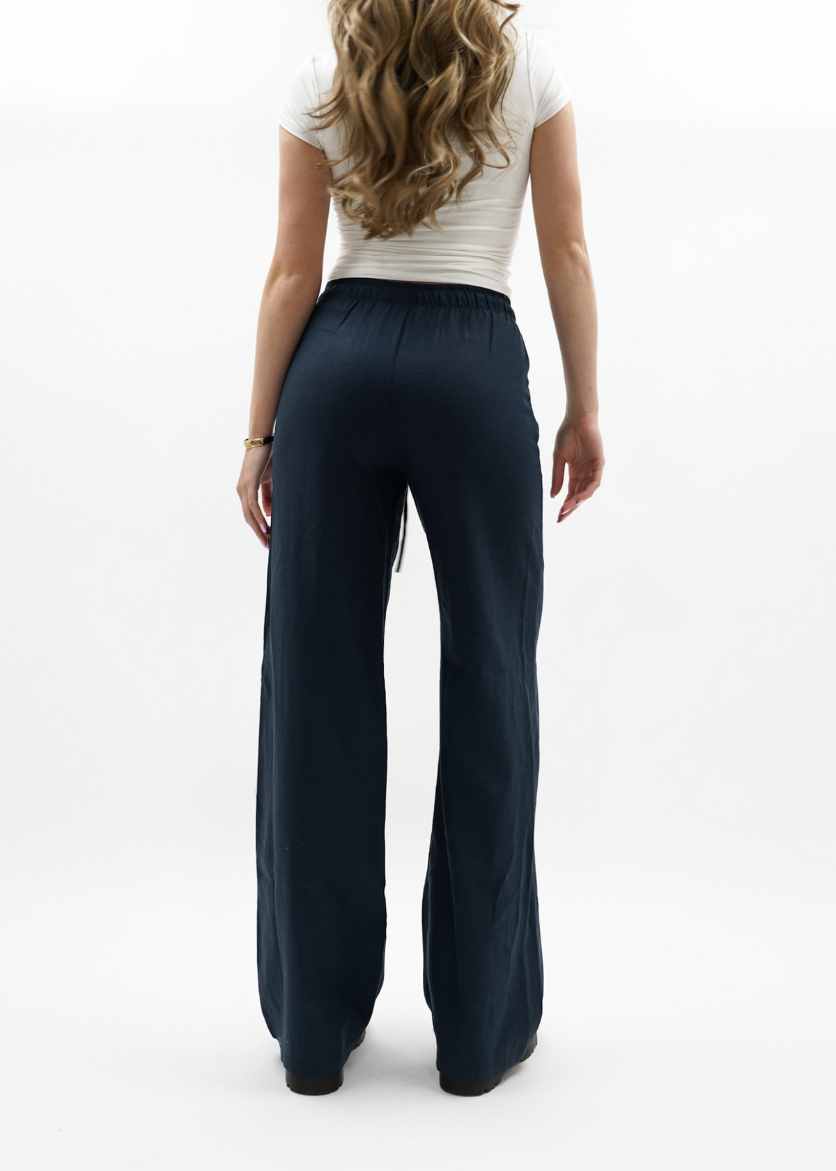 Linnen pants (tall) Navy