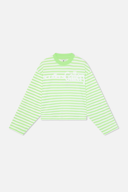 Curator Green &amp; White Longsleeve