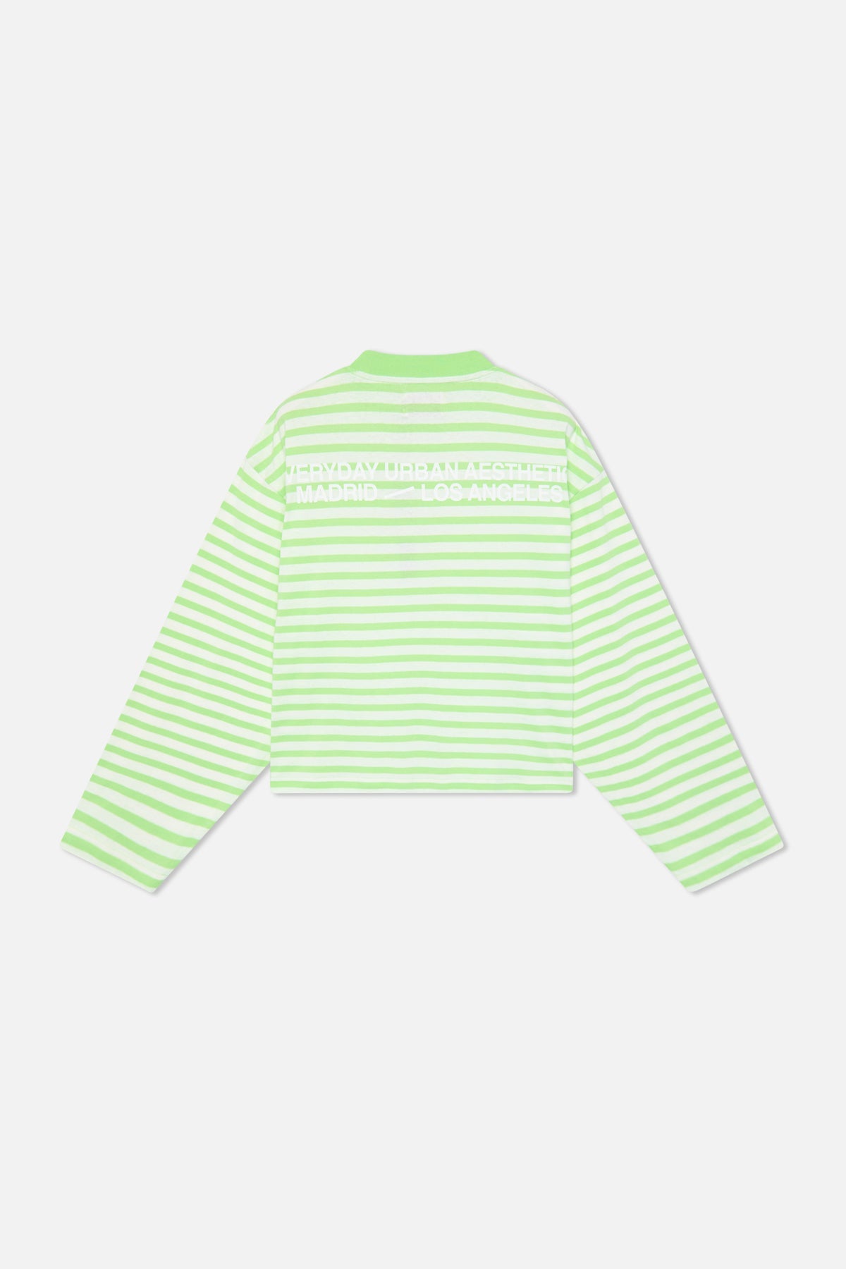 Curator Green &amp; White Longsleeve