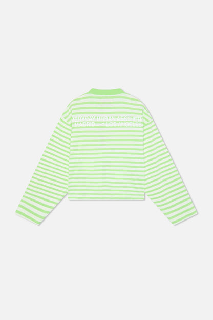 Curator Green &amp; White Longsleeve