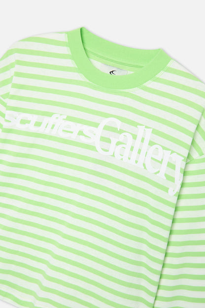 Curator Green &amp; White Longsleeve