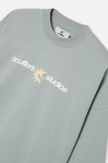 Not Ibiza Again Light Green Sweatshirt