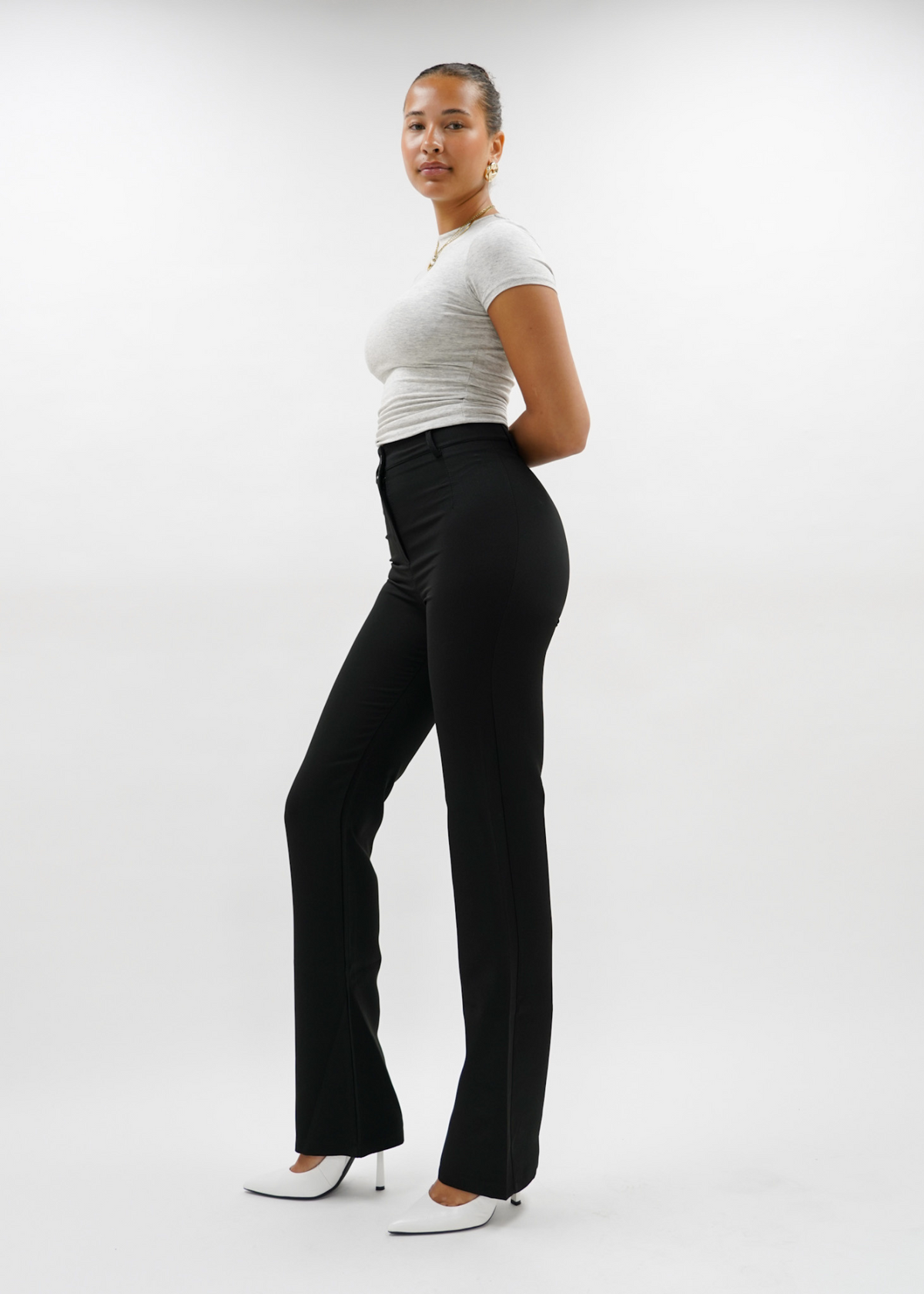 Straight leg pants classic black (regular)