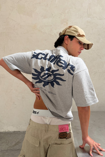 Costa Grey Melange T-Shirt