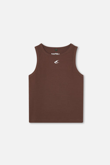 Brown &amp; Yellow Canale Scff Tank Top Pack
