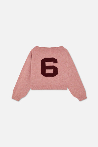 Claude Burgundy Knit