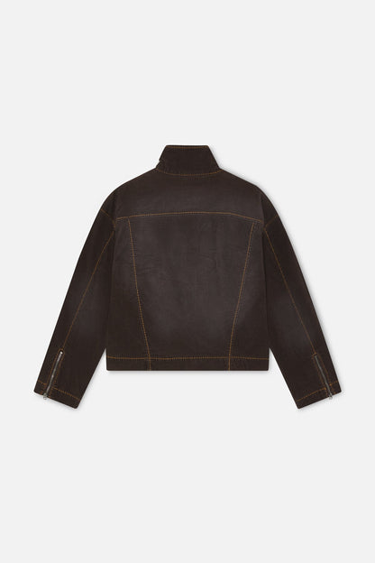 Corduroy Flared Brown Jacket