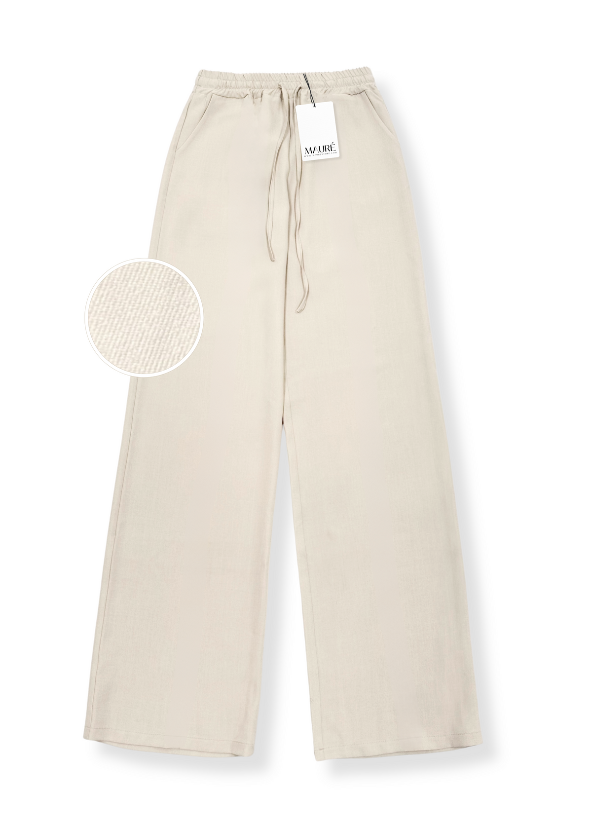 Flowy pants classic (tall) crème