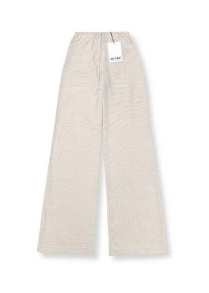 Striped pants (tall) crème