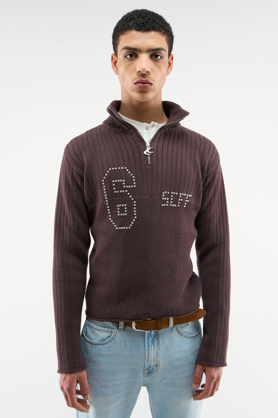 Date Burgundy Knit