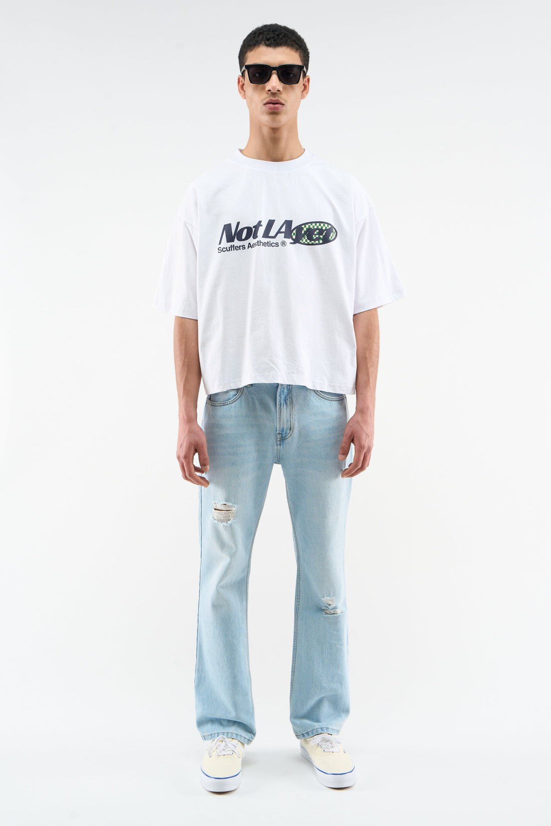 Not LA Yet White T-Shirt
