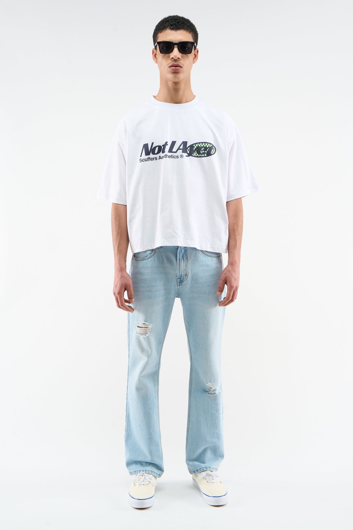 Not LA Yet White T-Shirt