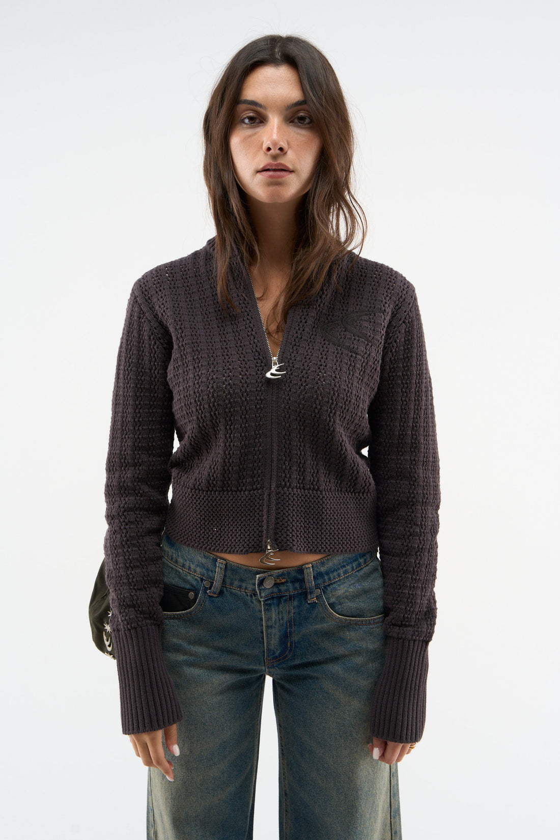 Stormy Brown Zipper