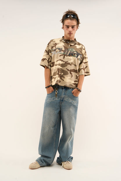 Double Camo Brown T-Shirt