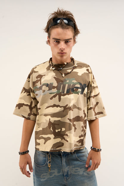 Double Camo Brown T-Shirt