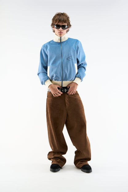 Snow Blue Zipper