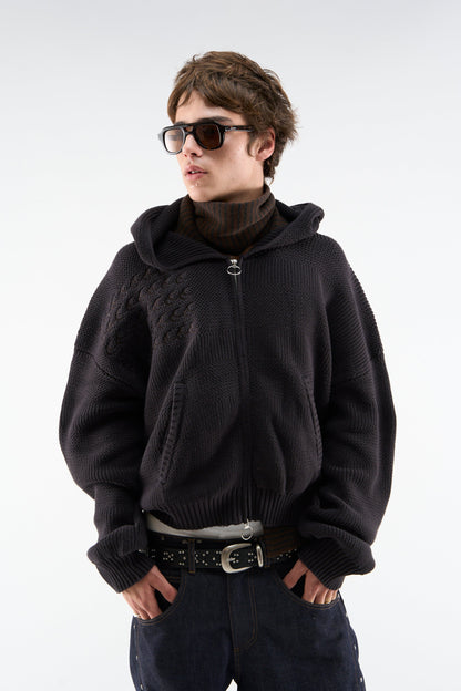 Nowhere Dark Knit Zipper