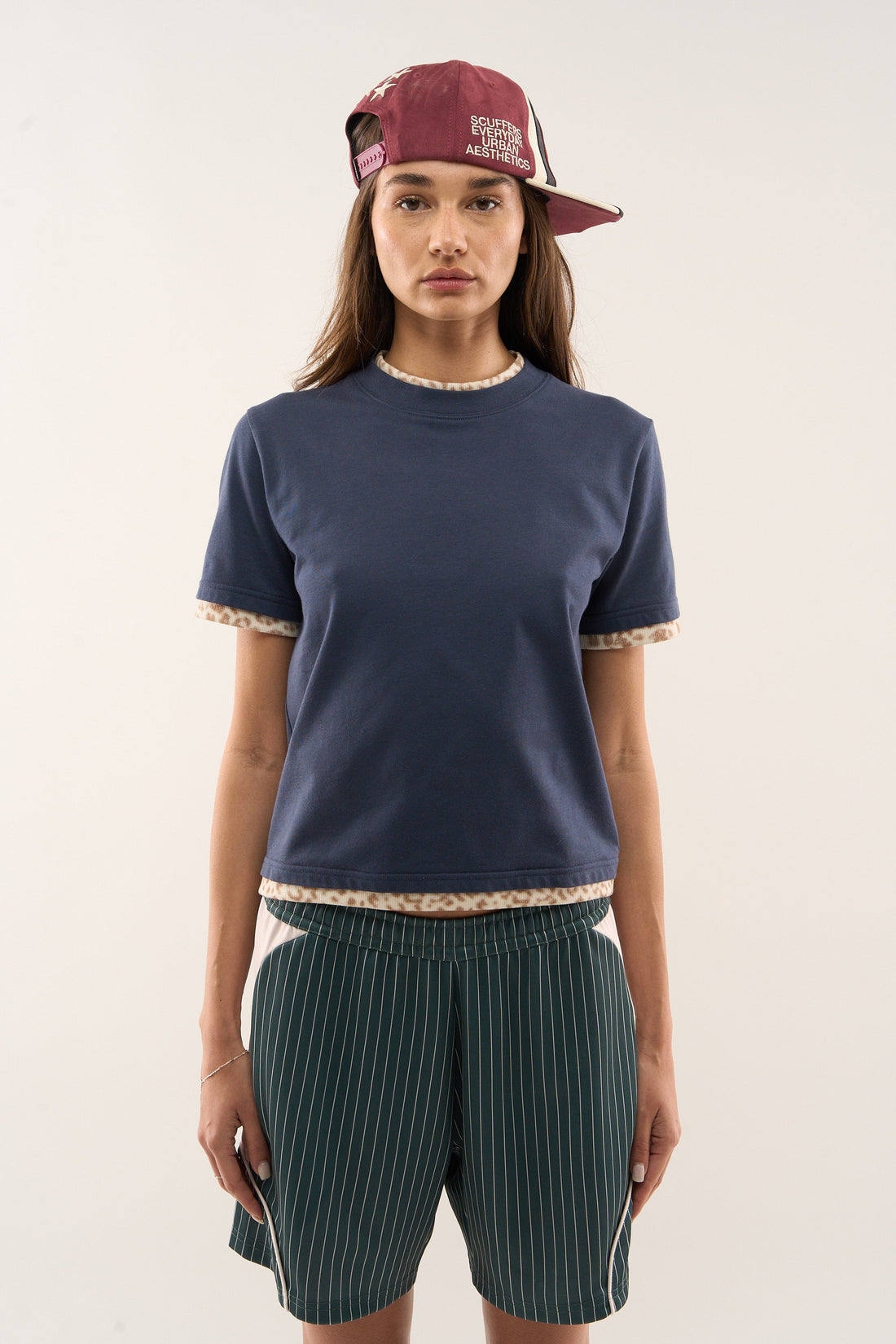 Leo Navy Top