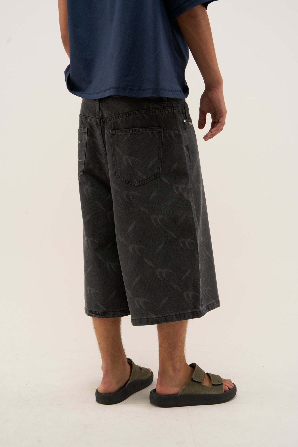 Silver Dark Jorts