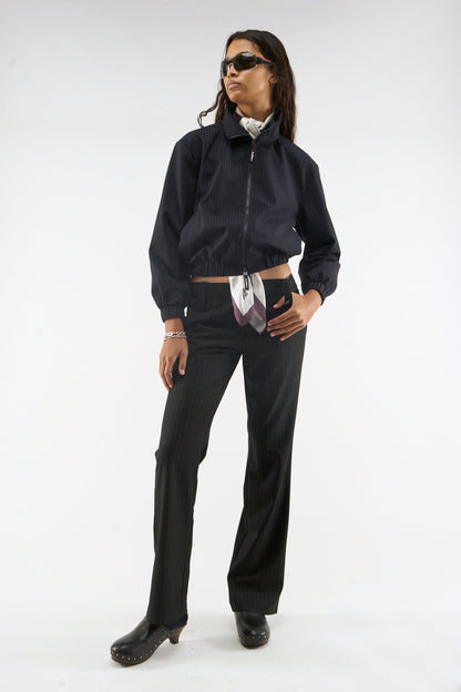 Nautica Navy Pinstripe Jacket