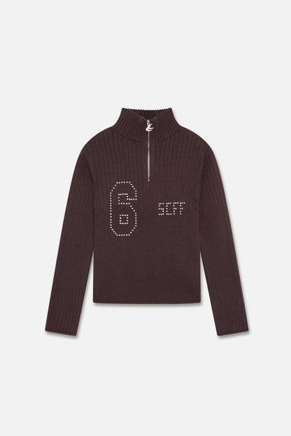 Date Burgundy Knit