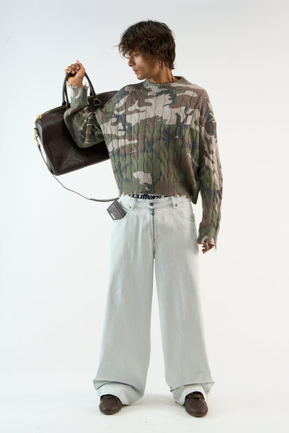 Trench Camo Knit