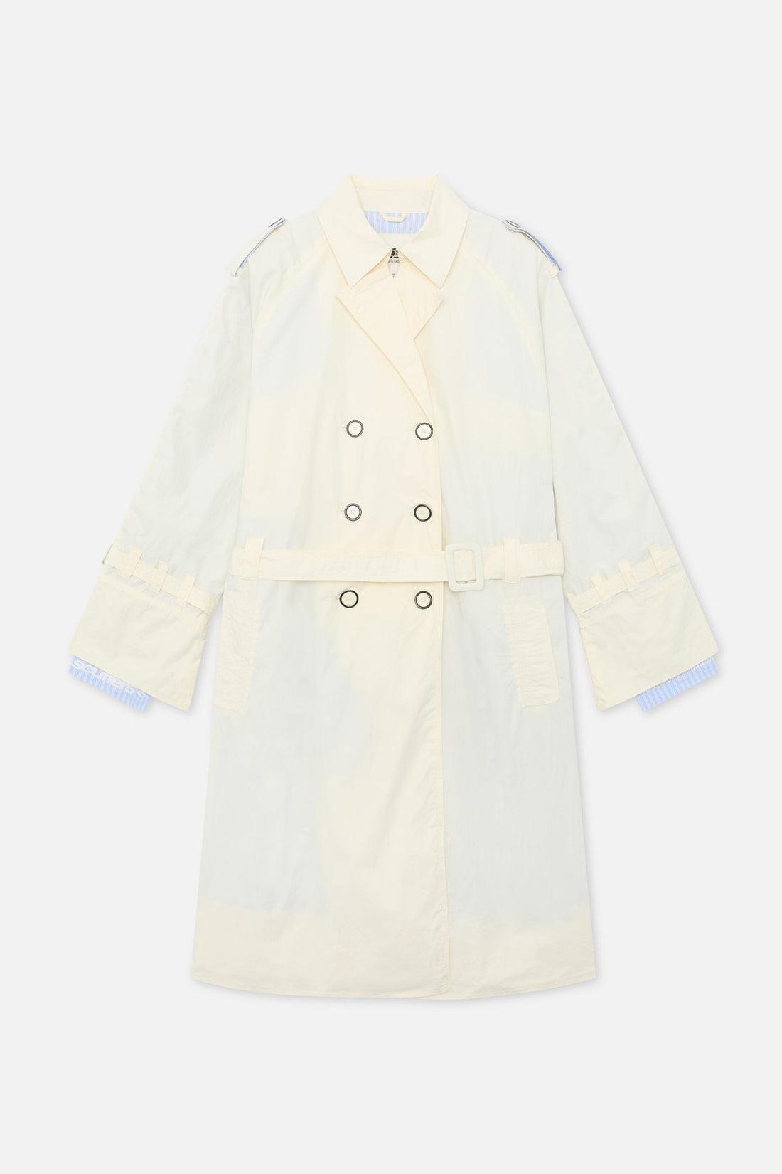 Vichy Ecru Trench Coat