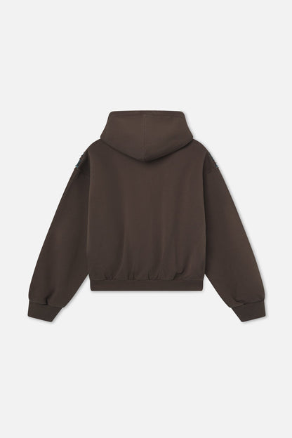 Flag Brown Zipper