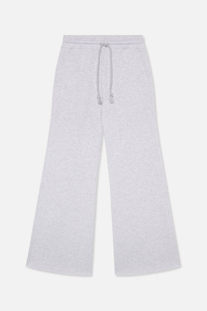 Flared Light Grey Sweatpants