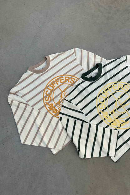 Shield Brown Striped Longsleeve