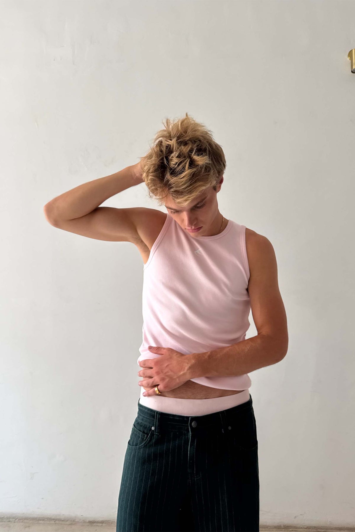 Burgundy &amp; Pink Canale Scff Tank Top Pack