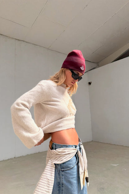 Blend Ecru Knit