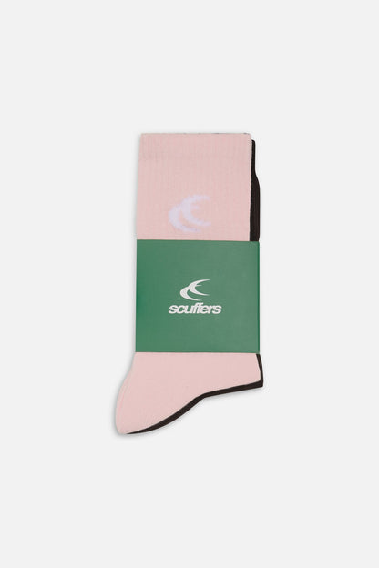 Iconic Pink &amp; Burgundy Socks