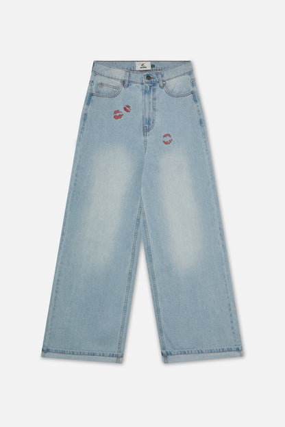 Kiss me Blue Pants