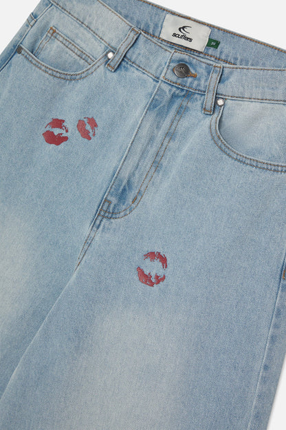Kiss me Blue Pants