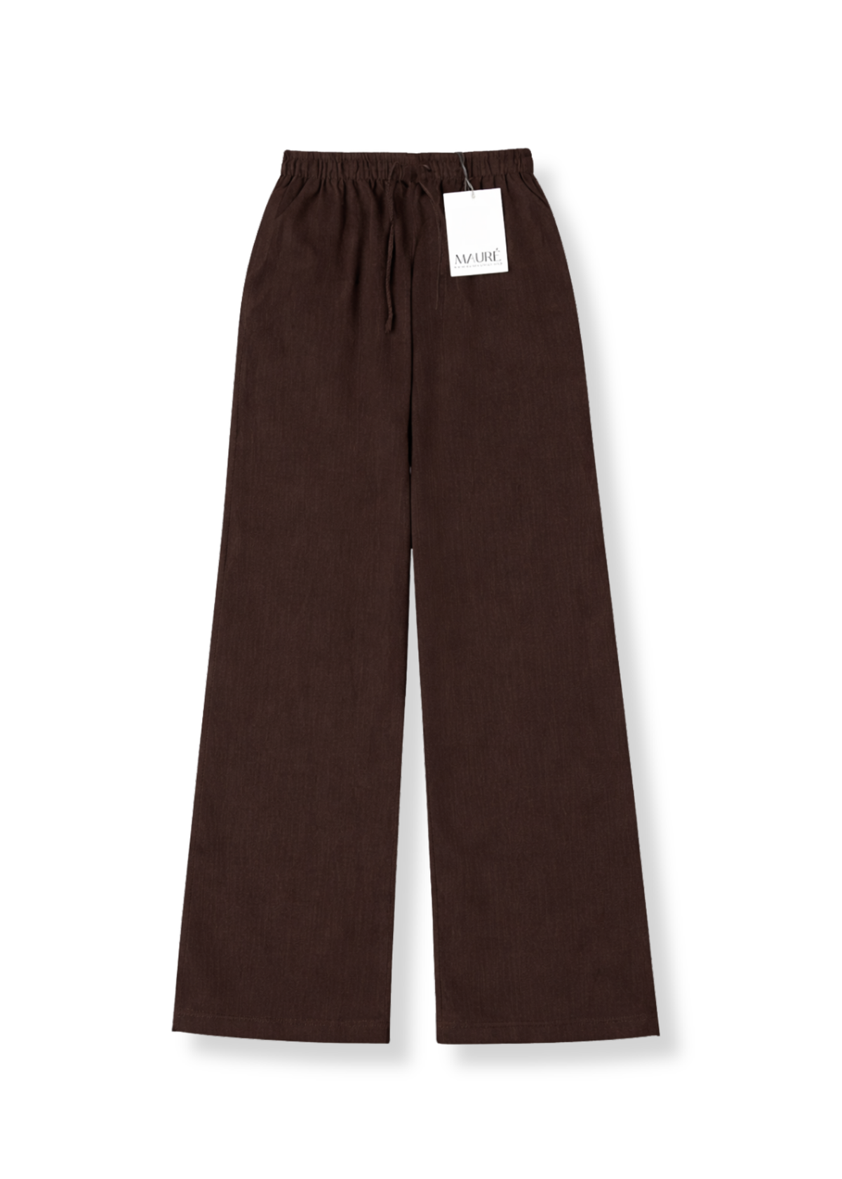 Linnen pants (tall) brown