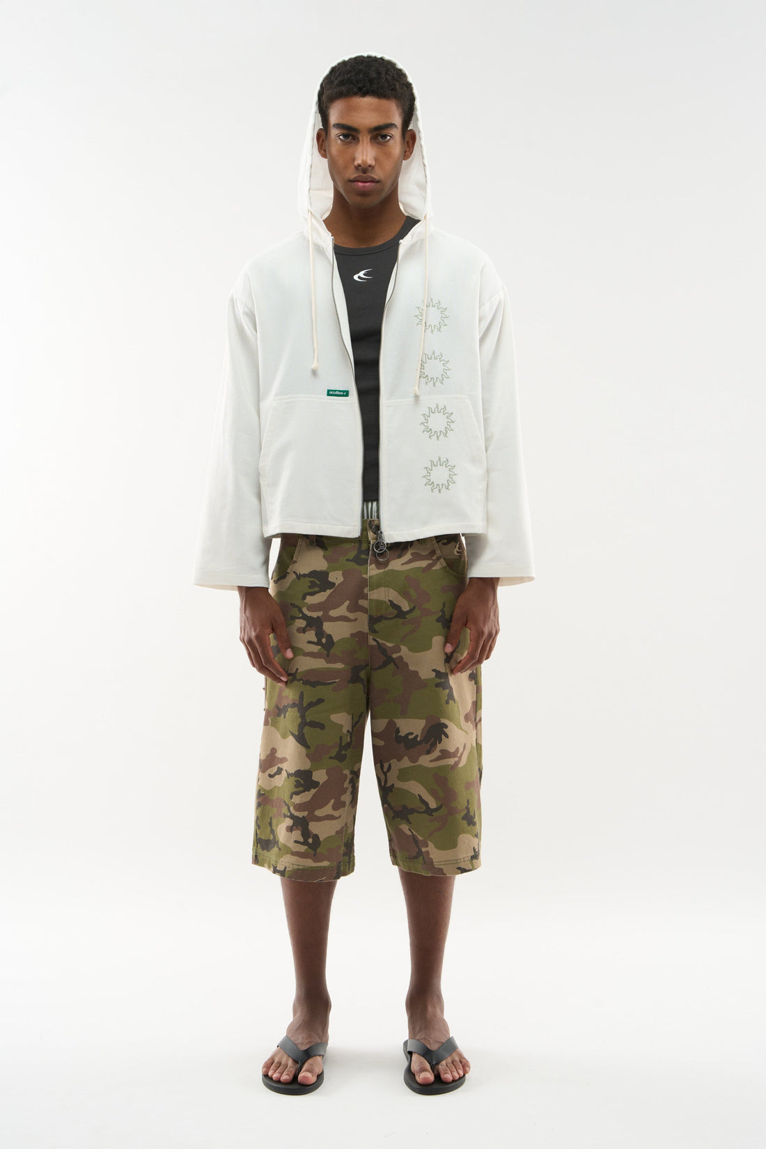 Masia Ecru Zipper