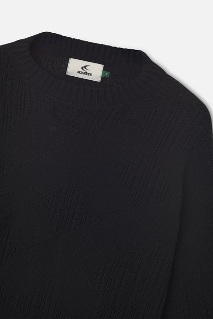 Martine Black Knit