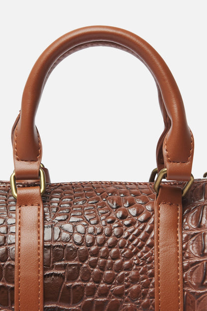 Mini Brown Duffle Bag