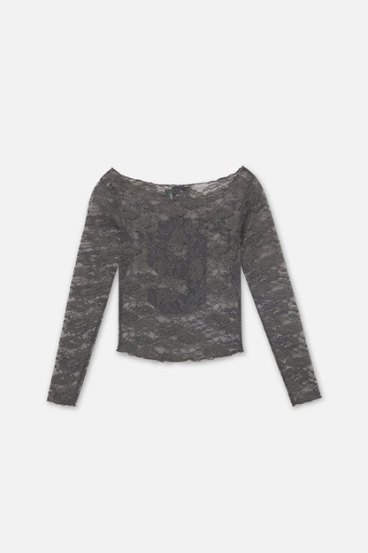 New Lace Dark Green Longsleeve